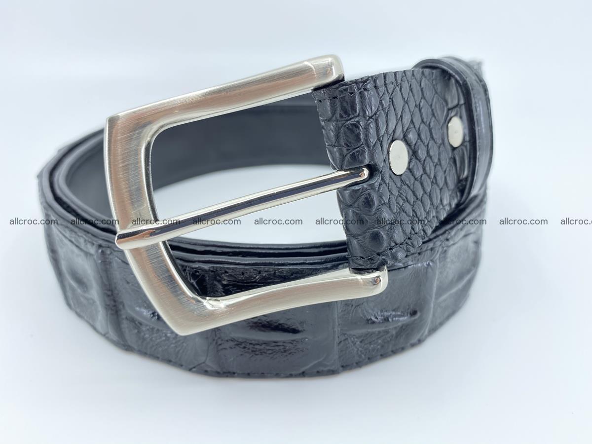 Crocodile leather hornback belt 1116 Foto 0