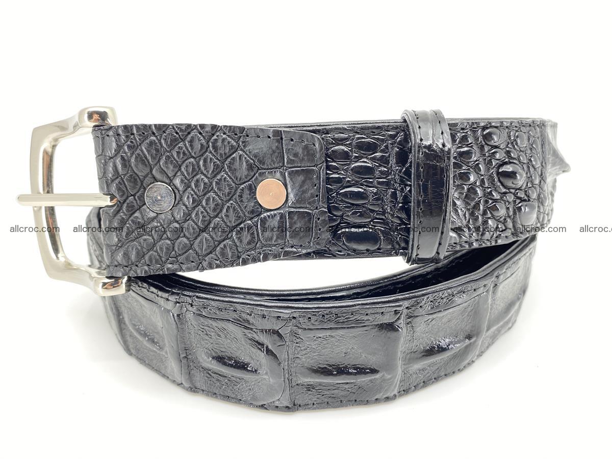 Crocodile leather hornback belt 1116 Foto 1