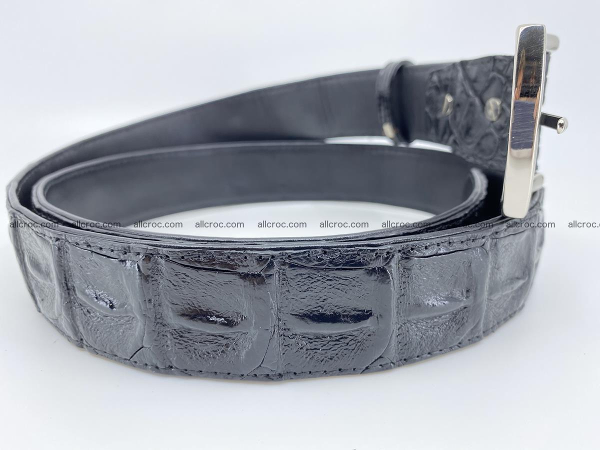 Crocodile leather hornback belt 1116 Foto 5