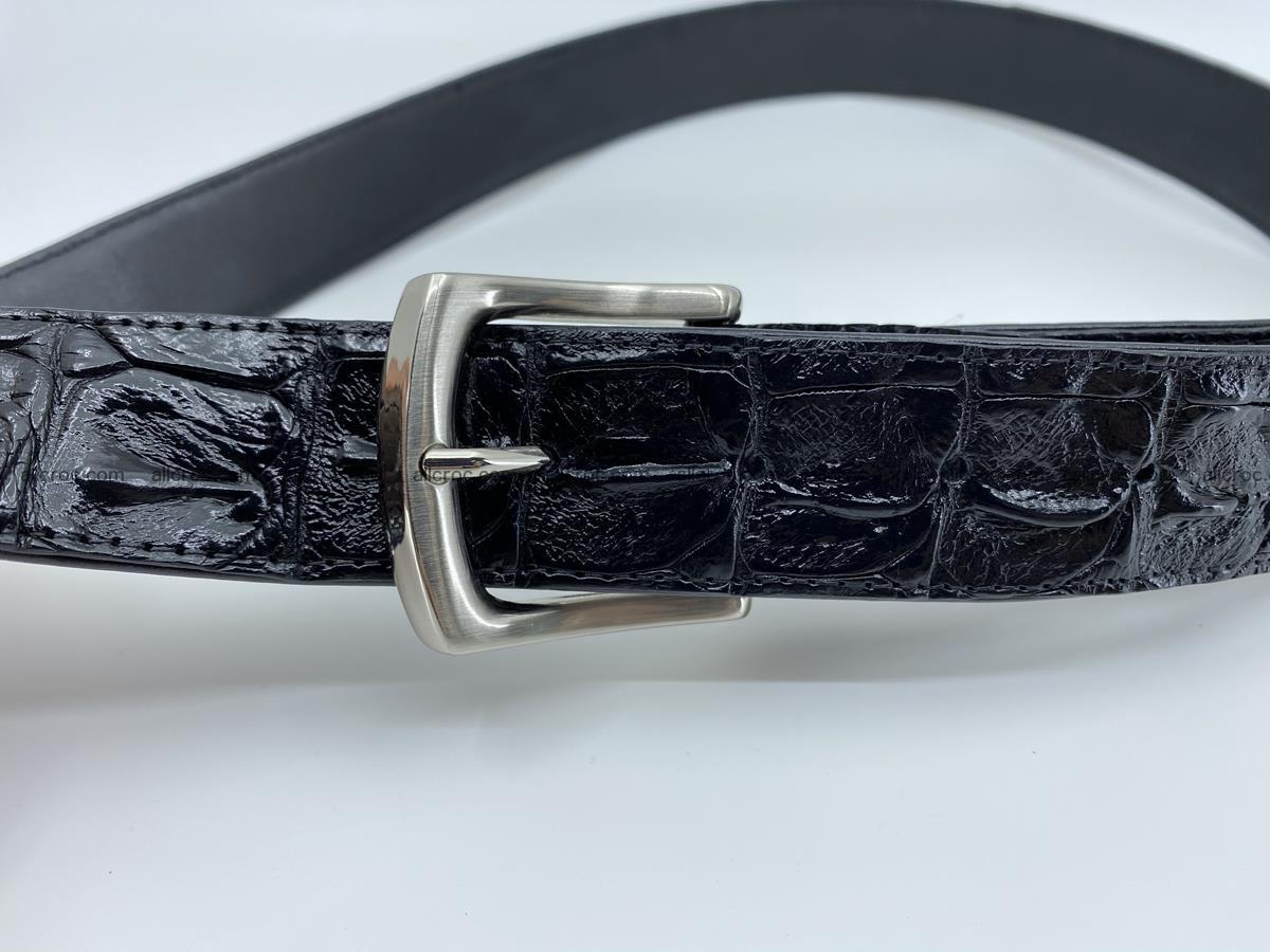 Crocodile leather hornback belt 1116 Foto 4