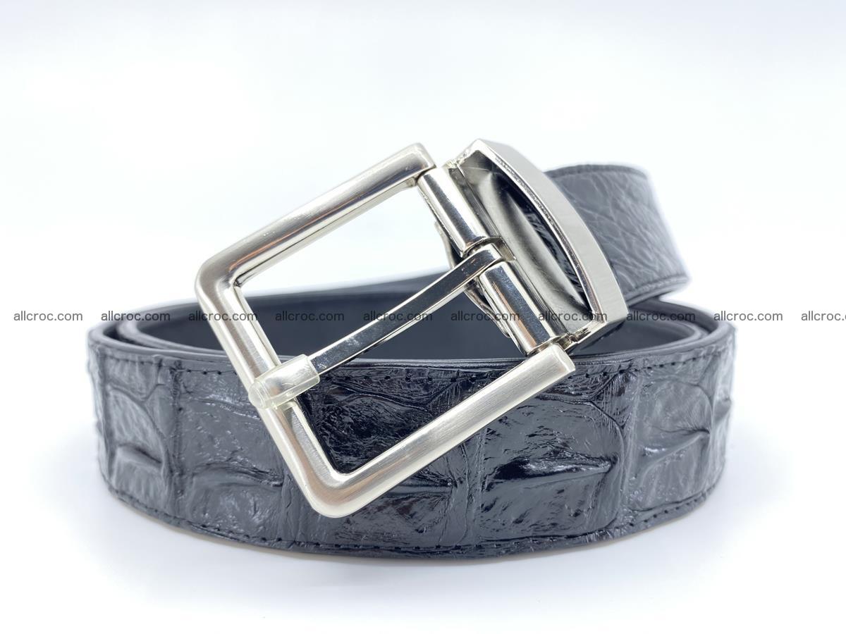 Crocodile leather hornback belt 718 Foto 0