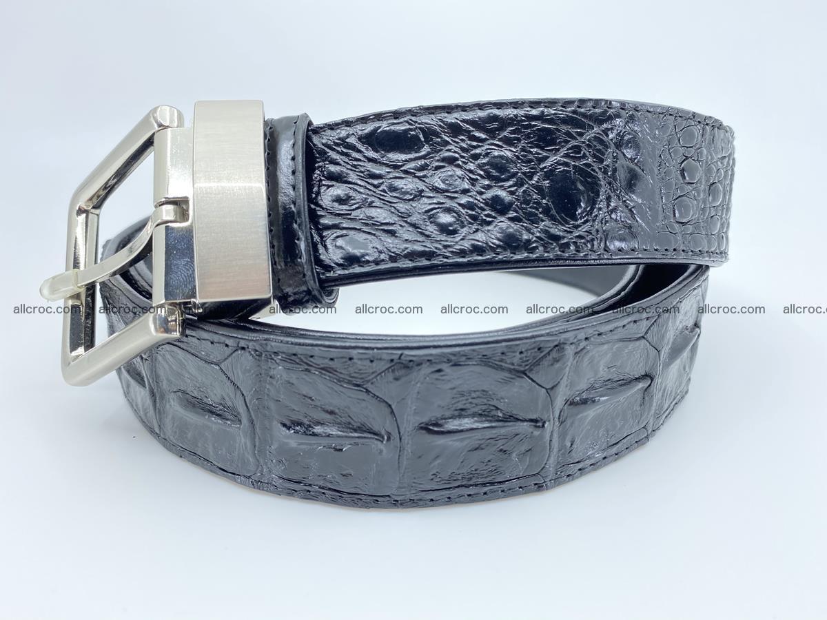 Crocodile leather hornback belt 718 Foto 1