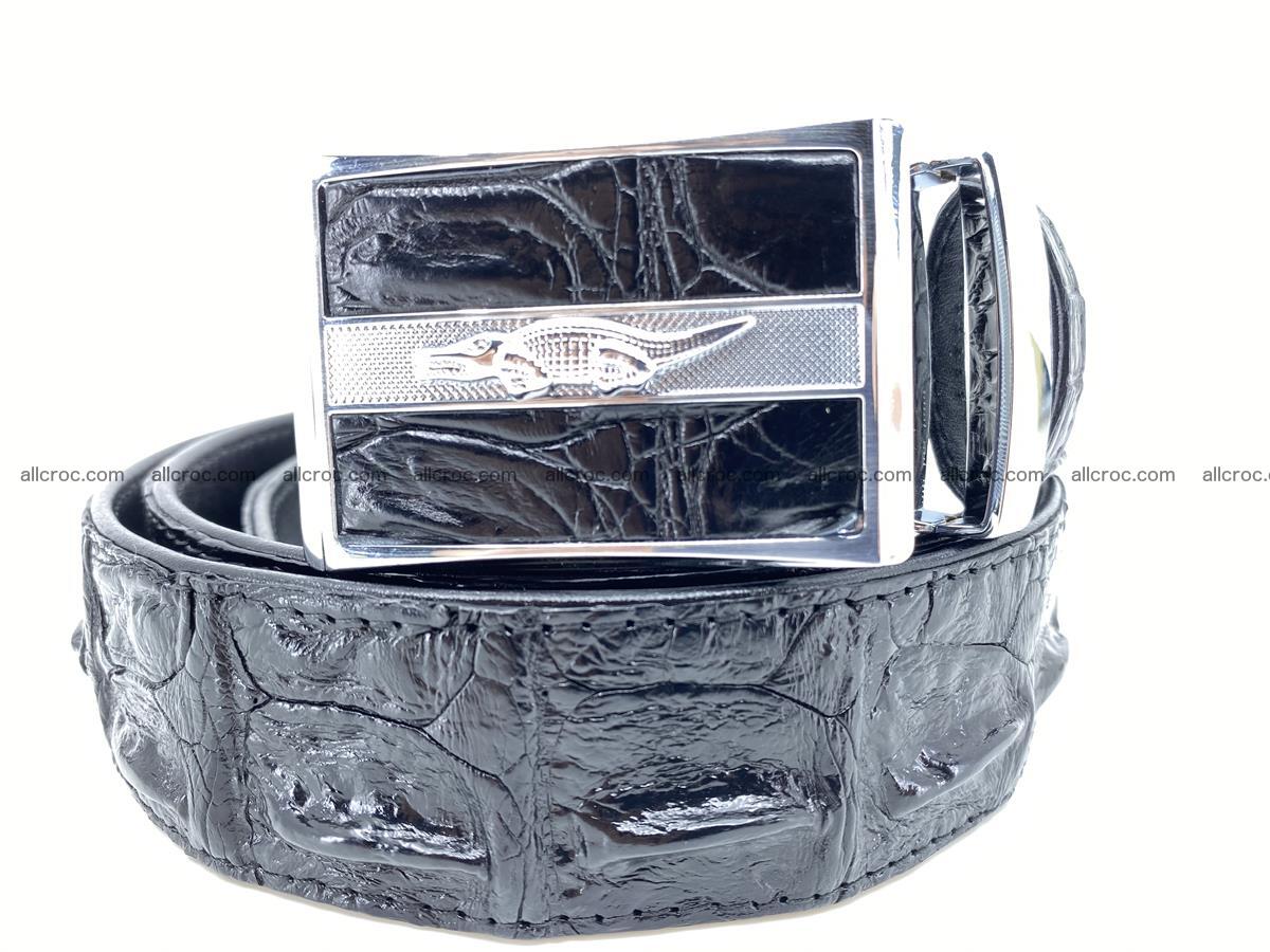 Crocodile leather hornback belt 715 Foto 0
