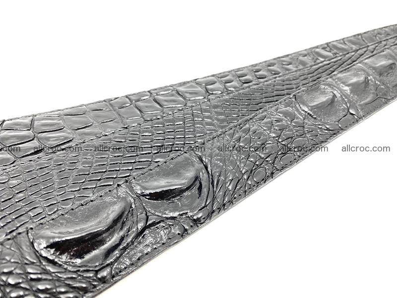 Crocodile leather hornback belt 1116