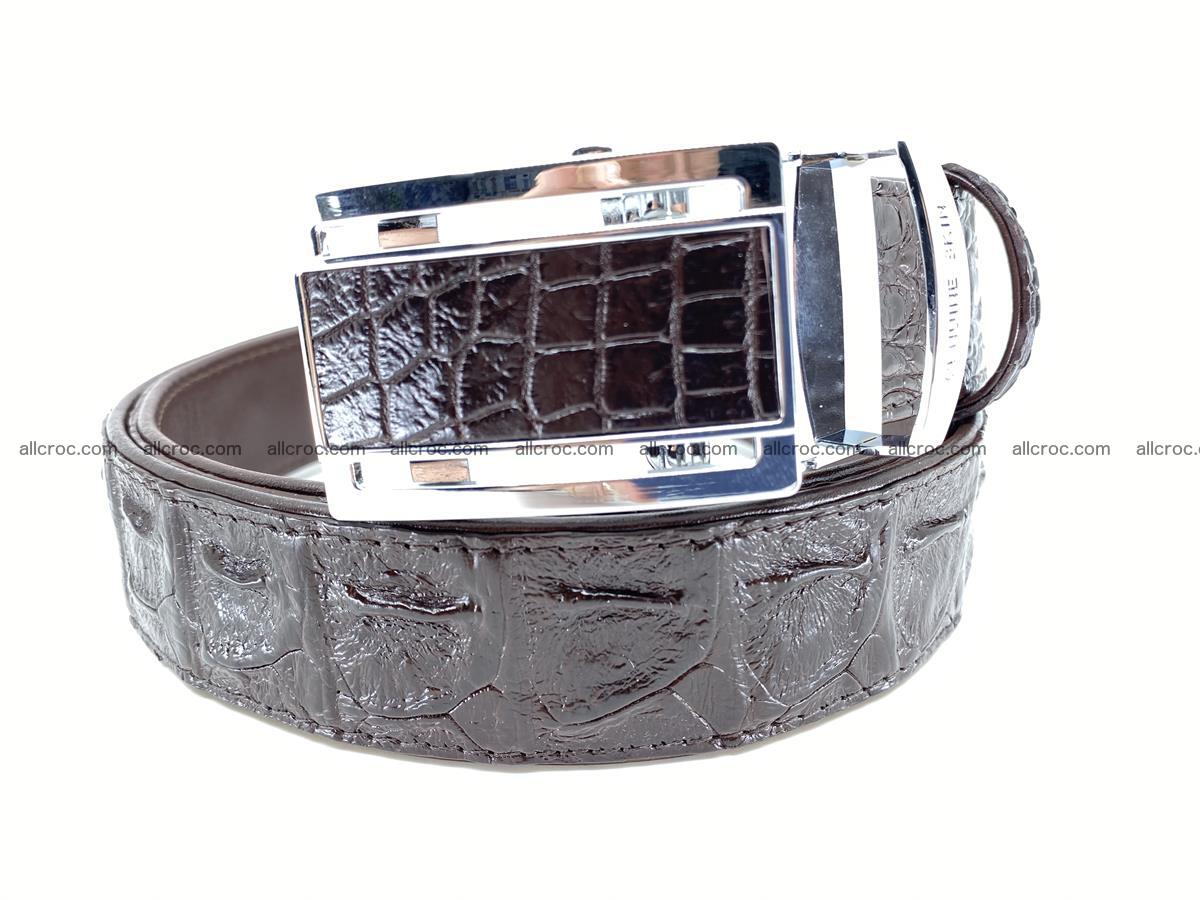 Crocodile leather hornback belt 710 Foto 0