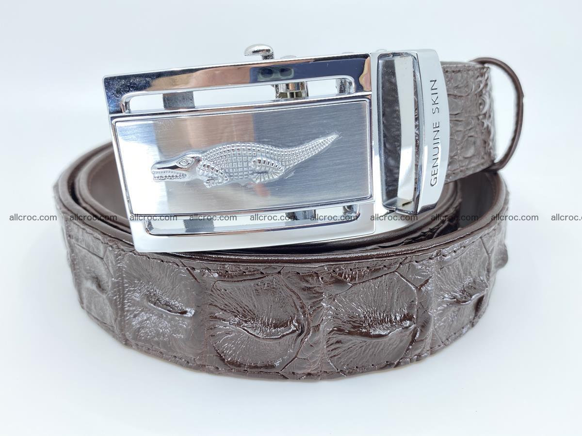 Crocodile leather hornback belt 721 Foto 1