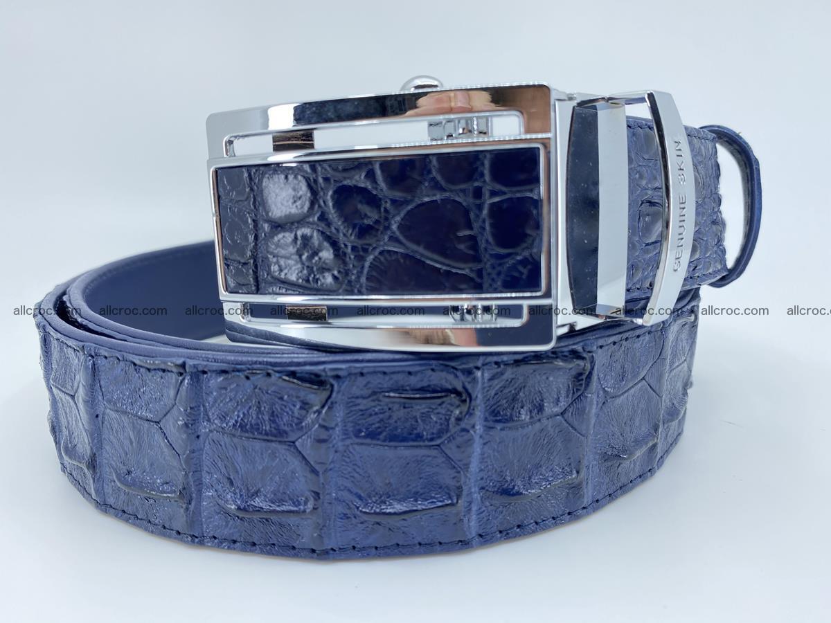 Crocodile leather hornback belt 711 Foto 0