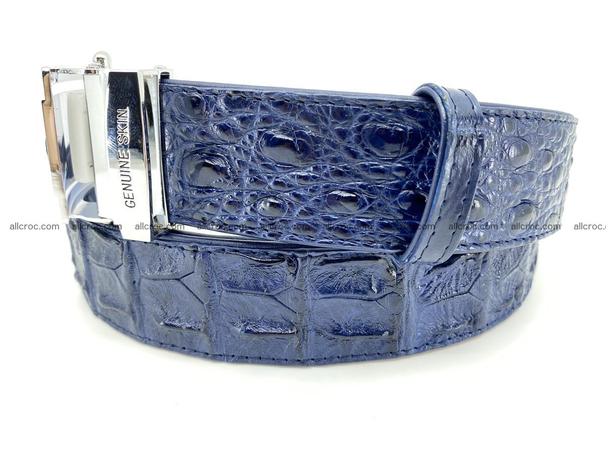 Crocodile leather hornback belt 711 Foto 1
