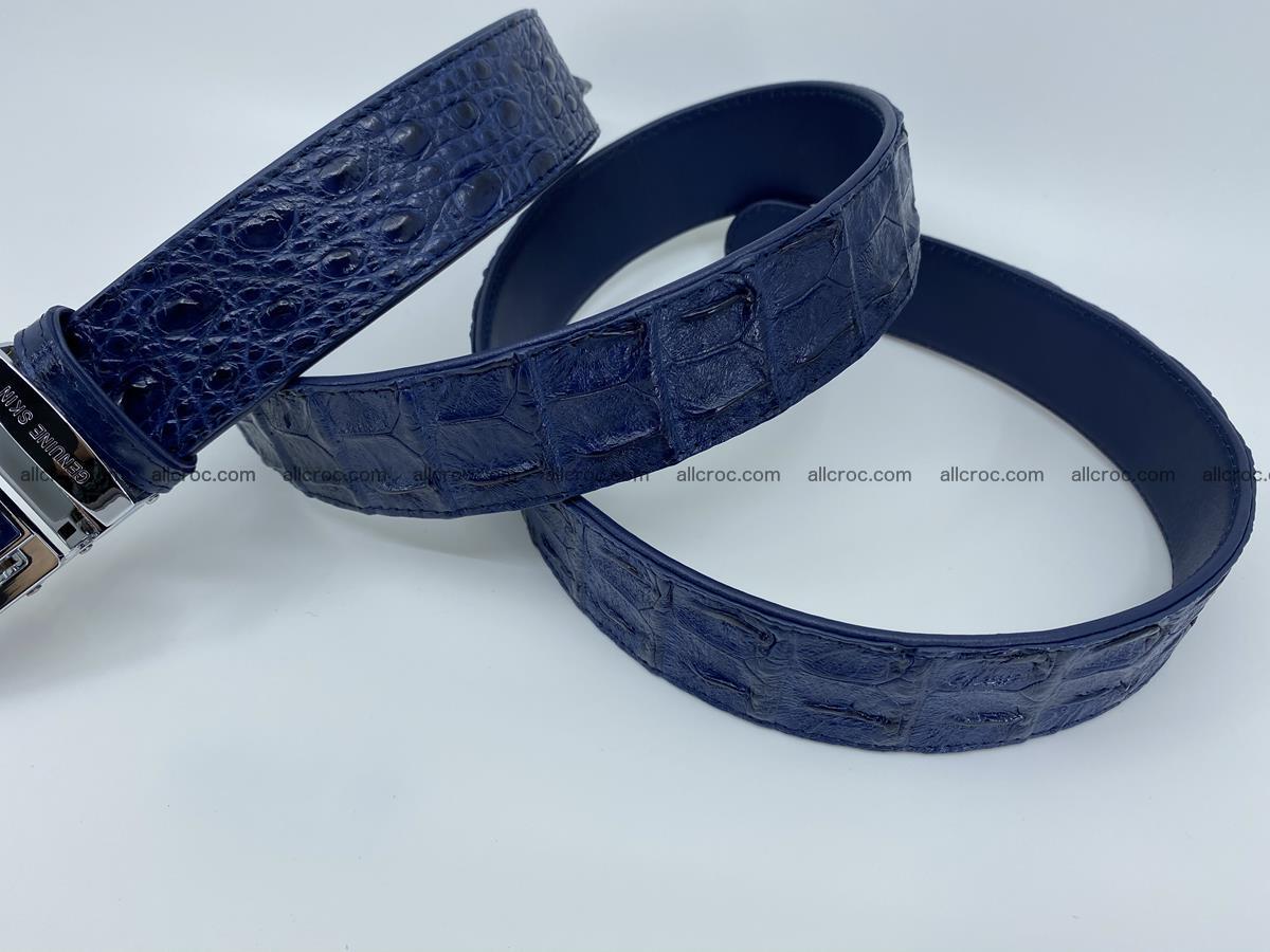 Crocodile leather hornback belt 711 Foto 6