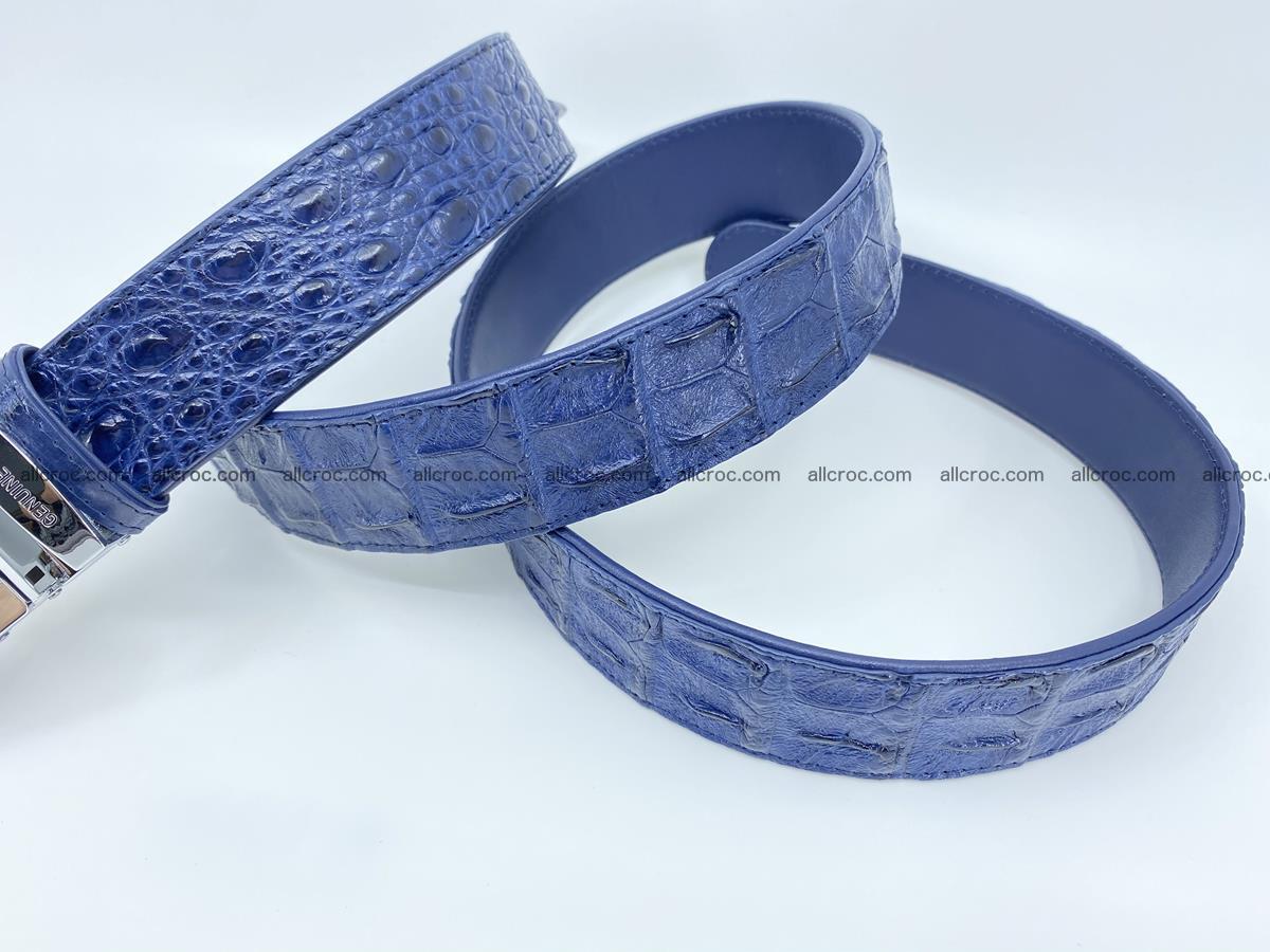 Crocodile leather hornback belt 711 Foto 7