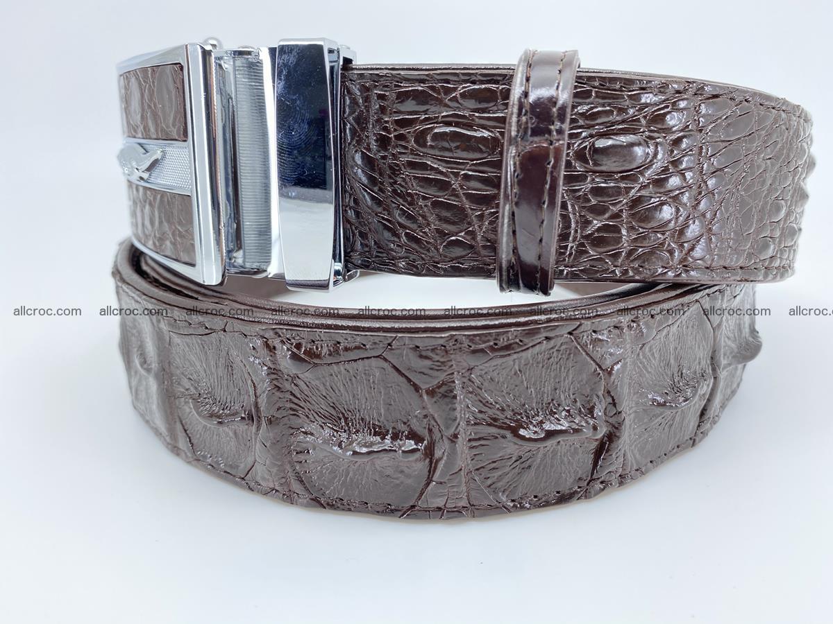 Crocodile leather hornback belt 1115 Foto 1