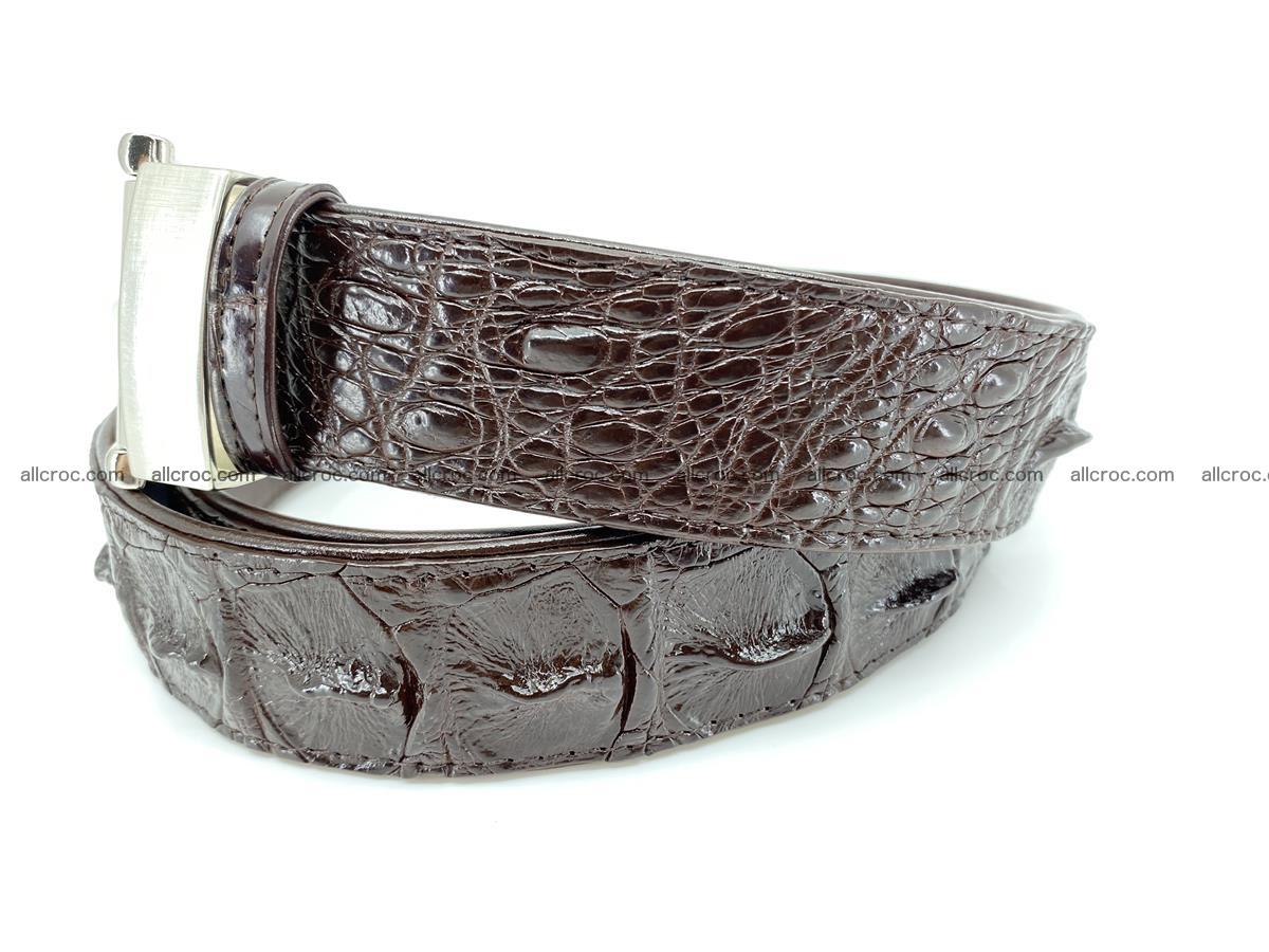 Crocodile leather hornback belt 719 Foto 1