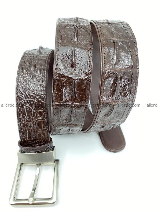 Crocodile leather hornback belt 719 Foto 6