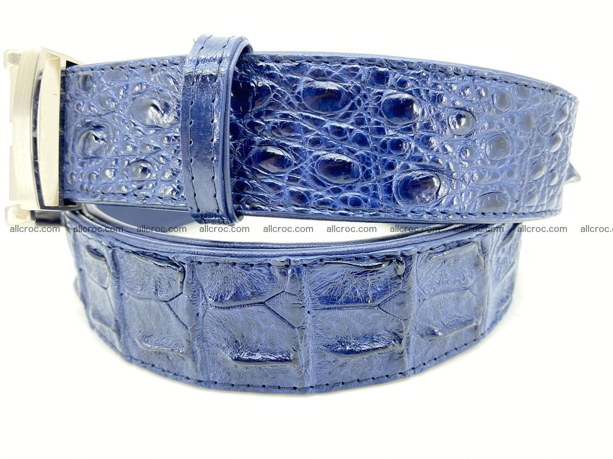 Crocodile leather hornback belt 720 Foto 1