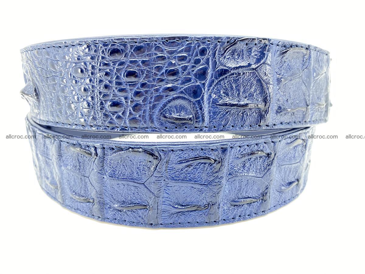 Crocodile leather hornback belt 720 Foto 3