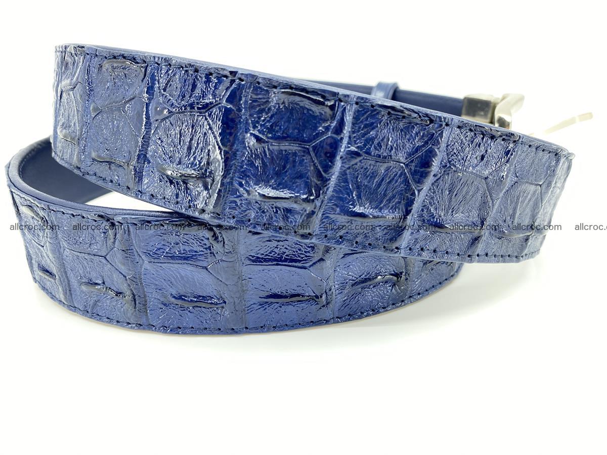 Crocodile leather hornback belt 720 Foto 2