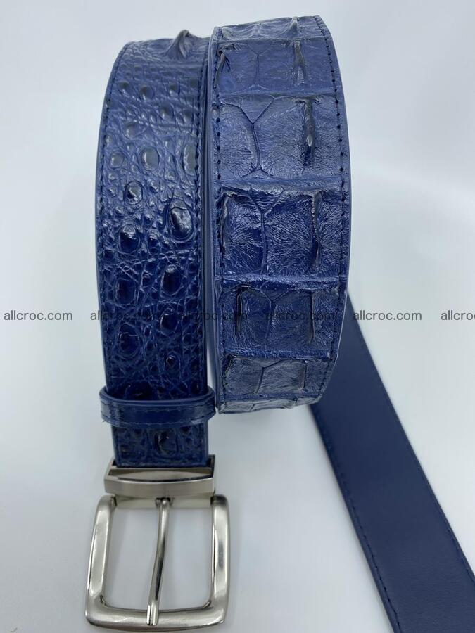 Crocodile leather hornback belt 720 Foto 6