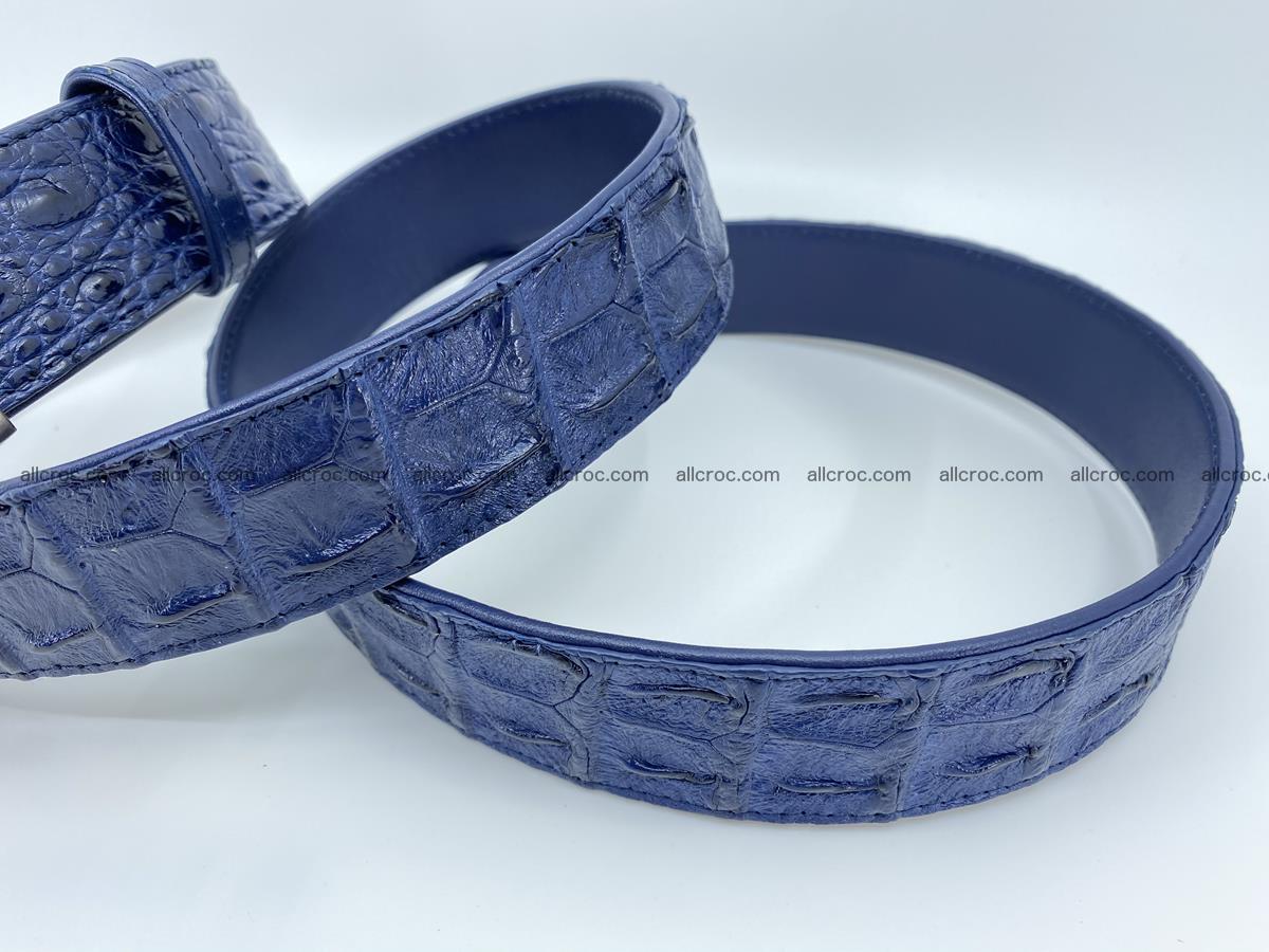 Crocodile leather hornback belt 720 Foto 7