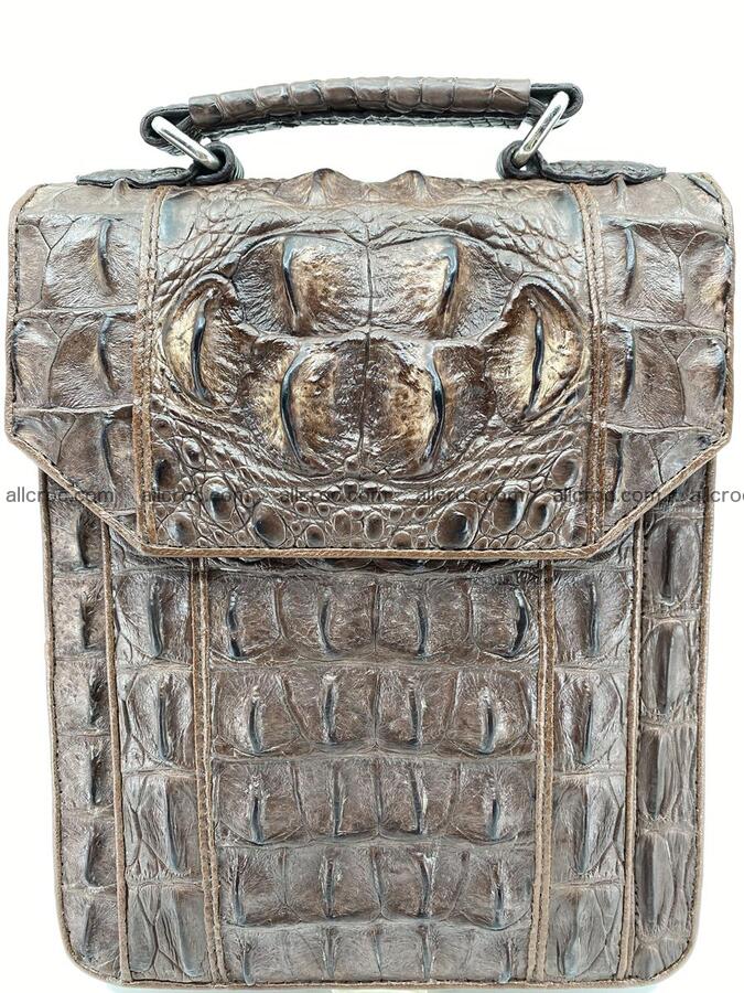 Crocodile leather handbag for men 694 Foto 0