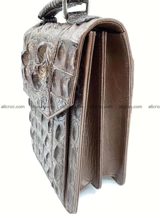 Crocodile leather handbag for men 694 Foto 3