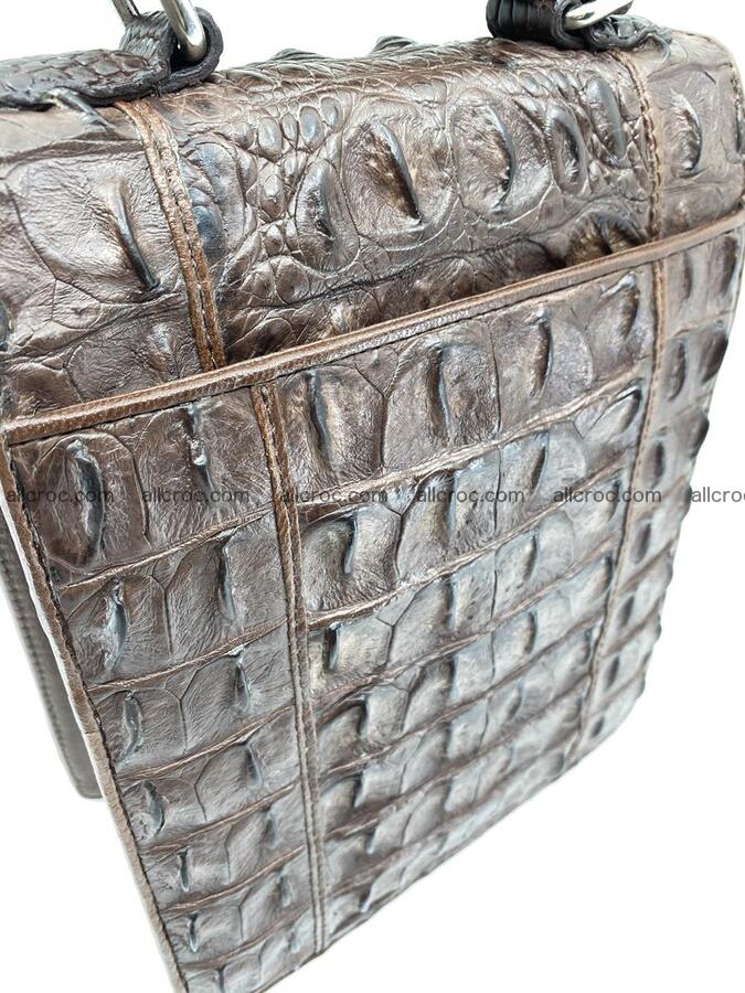 Crocodile leather handbag for men 694 Foto 5
