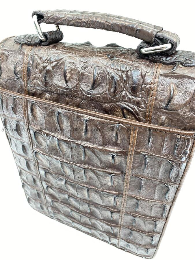 Crocodile leather handbag for men 694 Foto 6