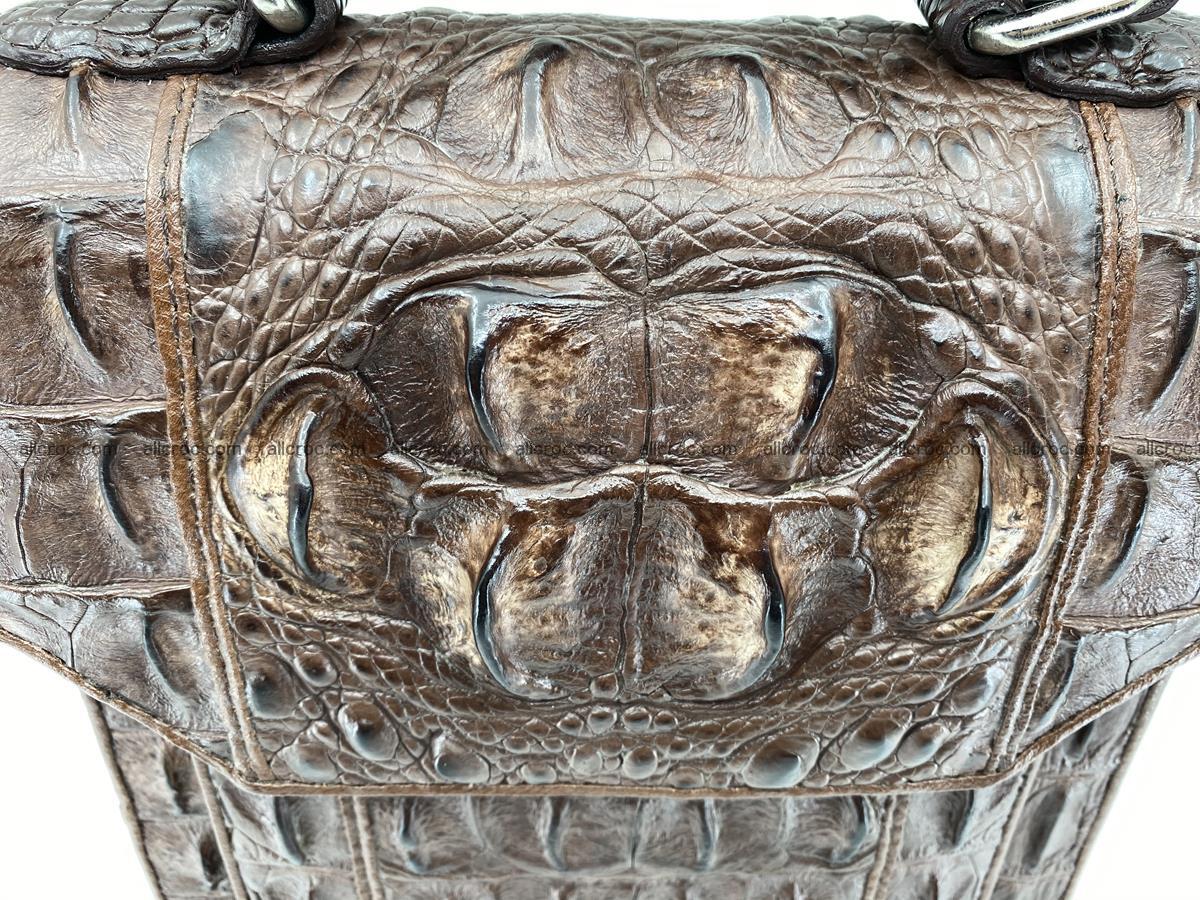 Crocodile leather handbag for men 694 Foto 7