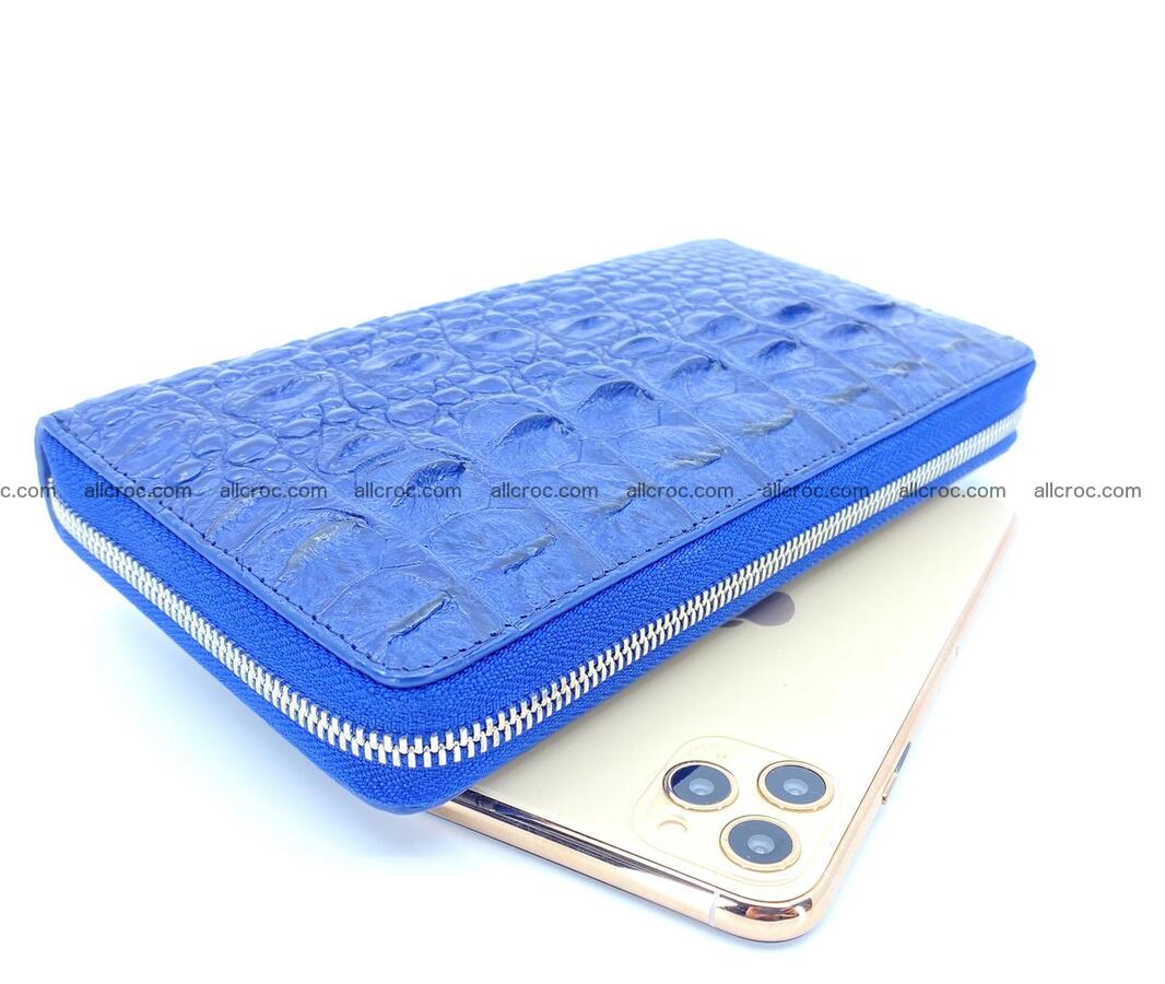 Crocodile skin zip wallet L-size 657 Foto 0