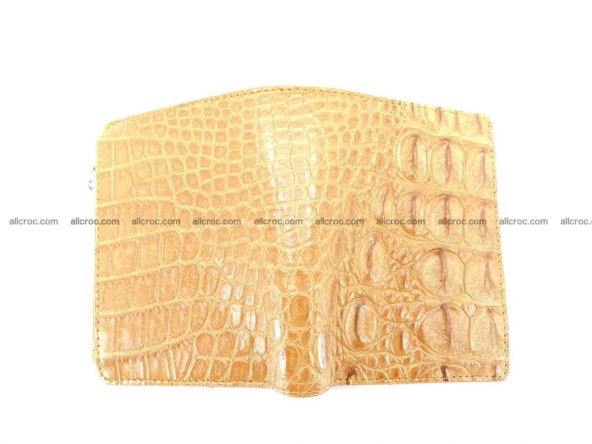 Crocodile leather vertical wallet HK 641 Foto 5