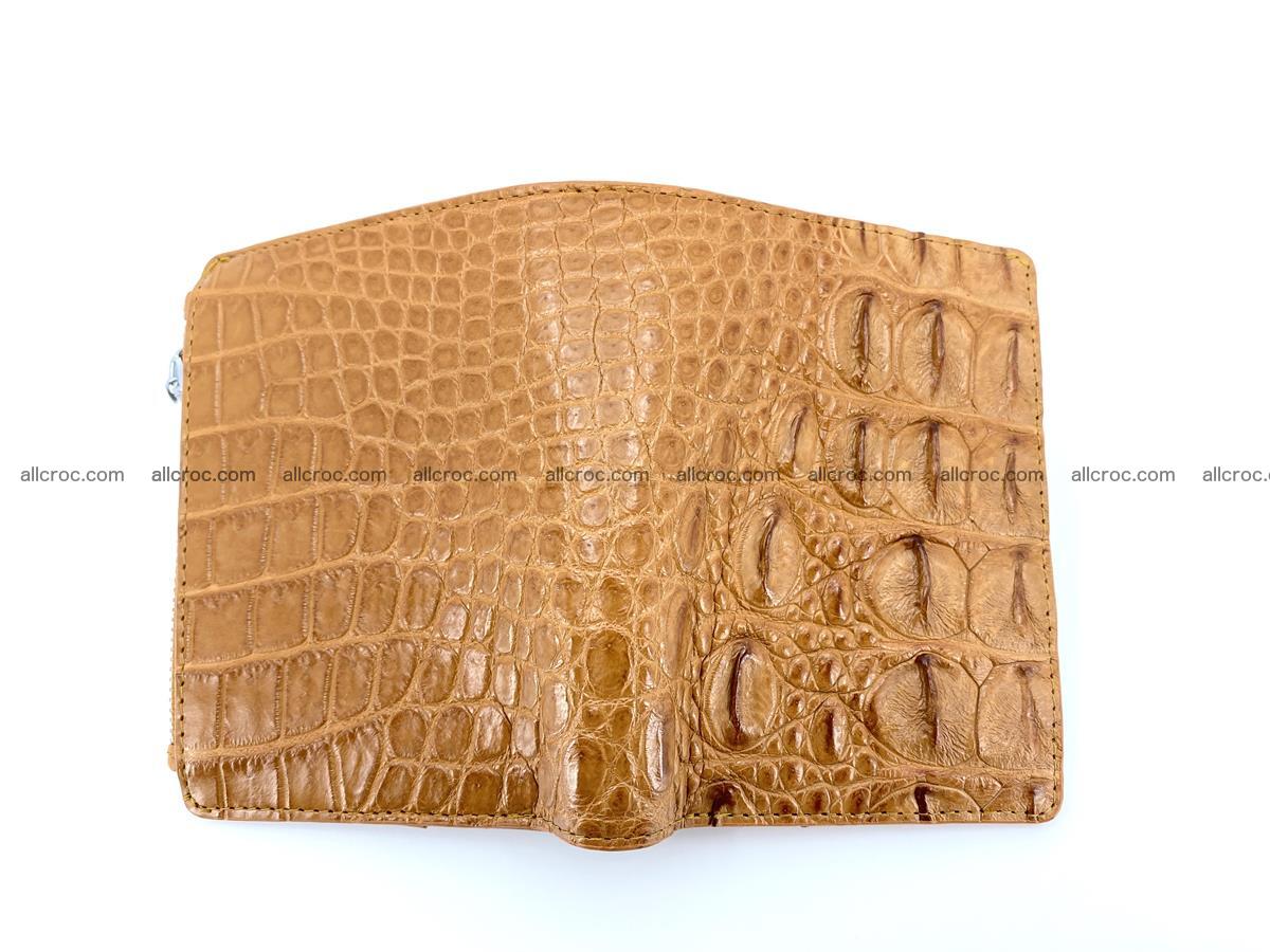 Crocodile leather vertical wallet HK 641 Foto 4