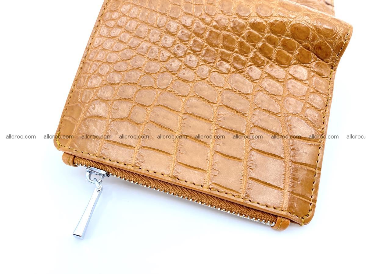 Crocodile leather vertical wallet HK 641 Foto 3