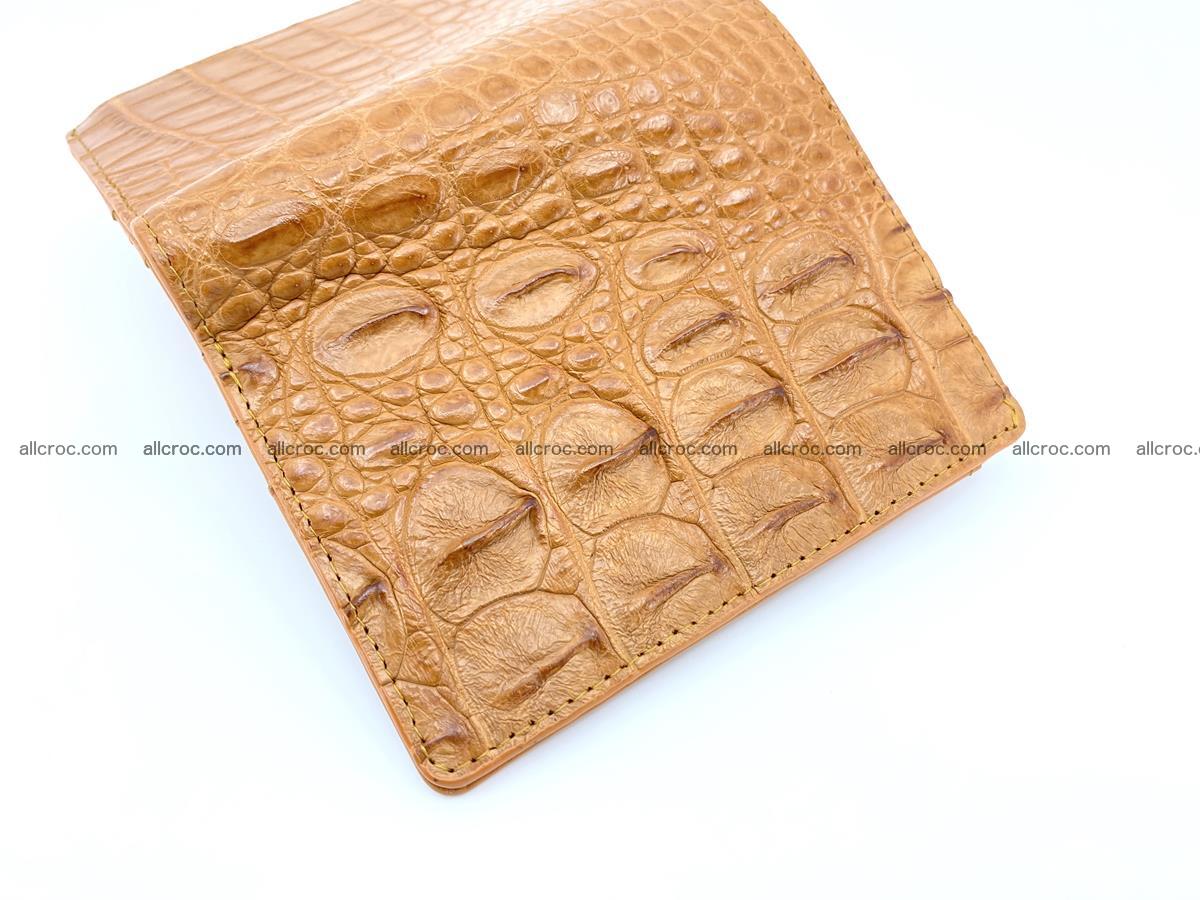 Crocodile leather vertical wallet HK 641 Foto 2