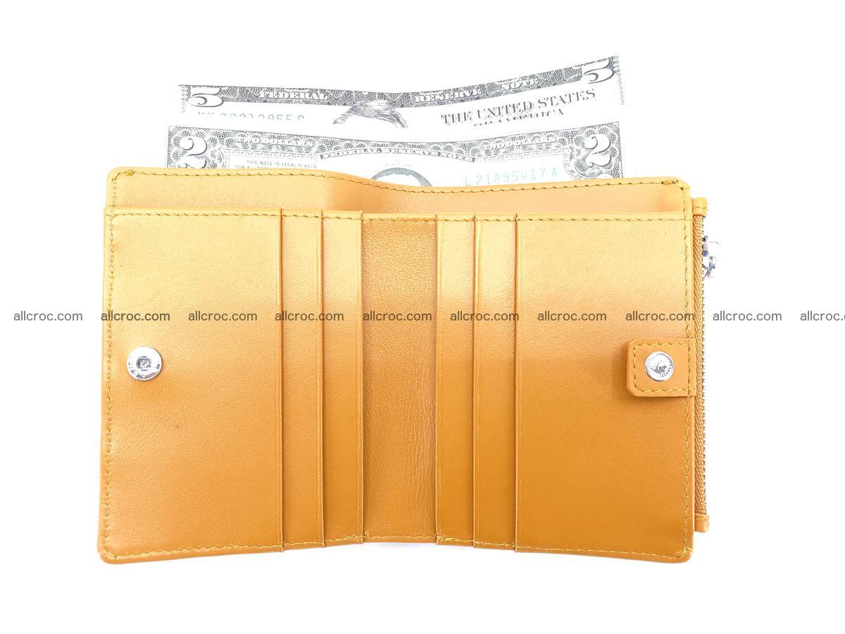 Crocodile leather vertical wallet HK 641 Foto 6