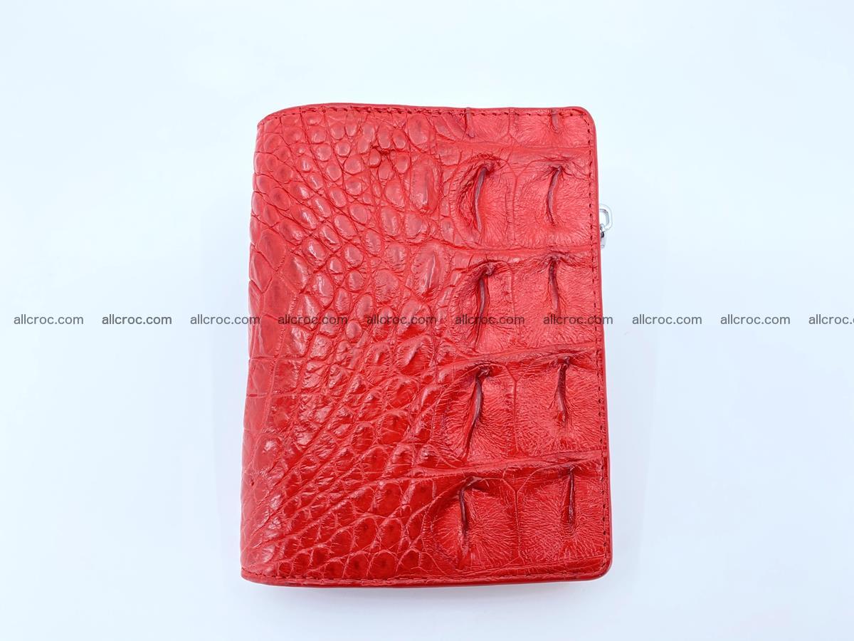 Crocodile leather vertical wallet HK 643 Foto 0