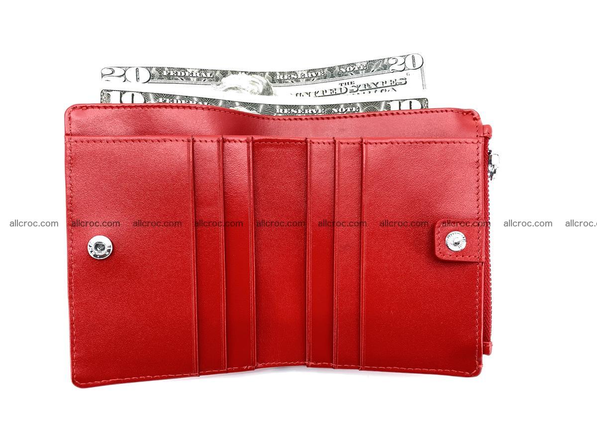 Crocodile leather vertical wallet HK 643 Foto 5