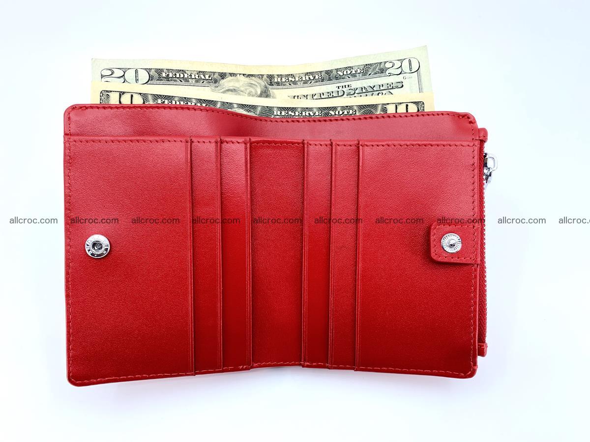 Crocodile leather vertical wallet HK 643 Foto 6