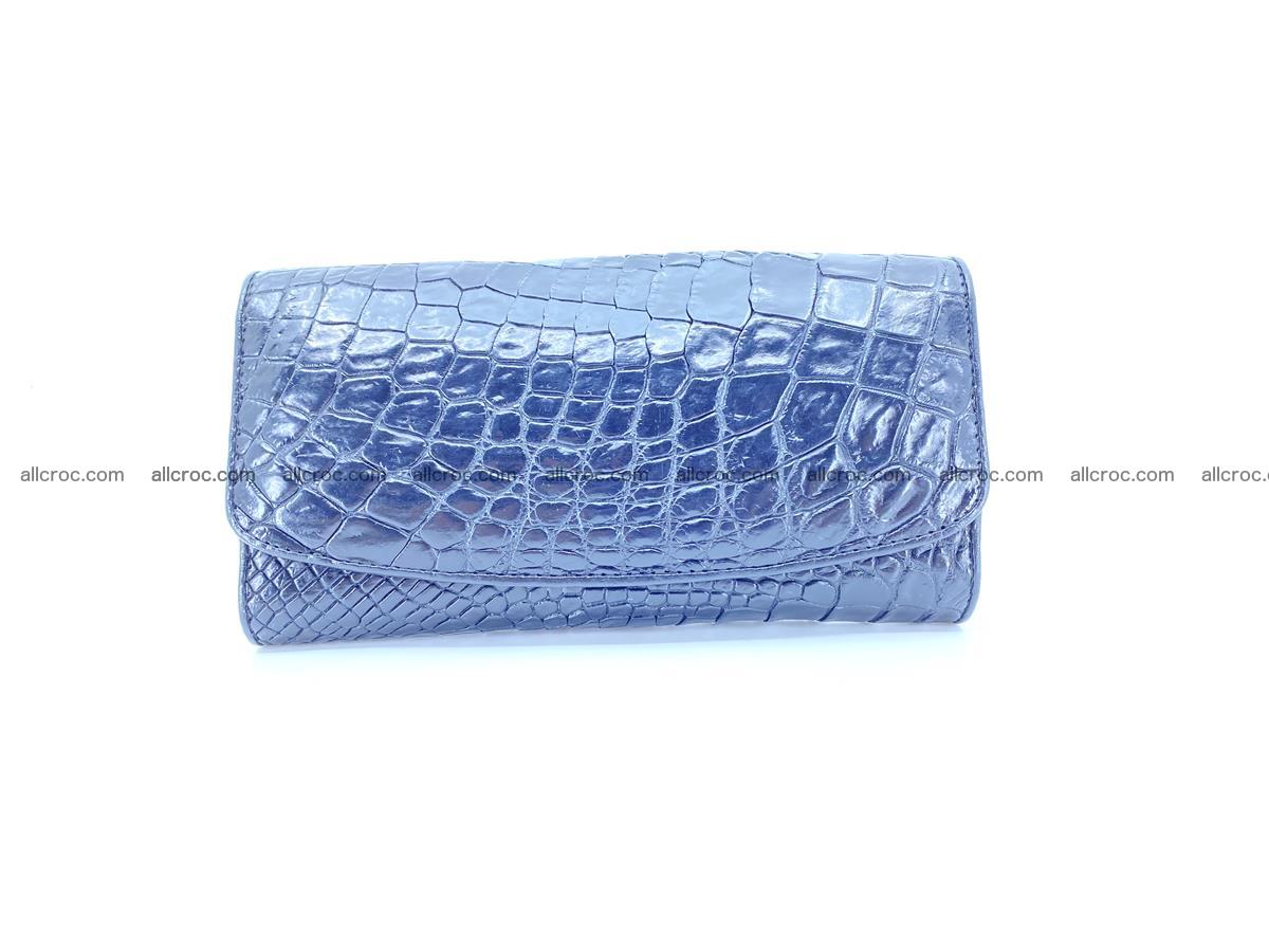 Crocodile leather long wallet trifold 596 Foto 0