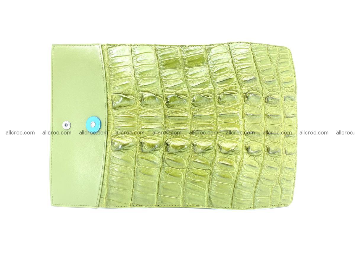 Crocodile leather long wallet trifold 617 Foto 10