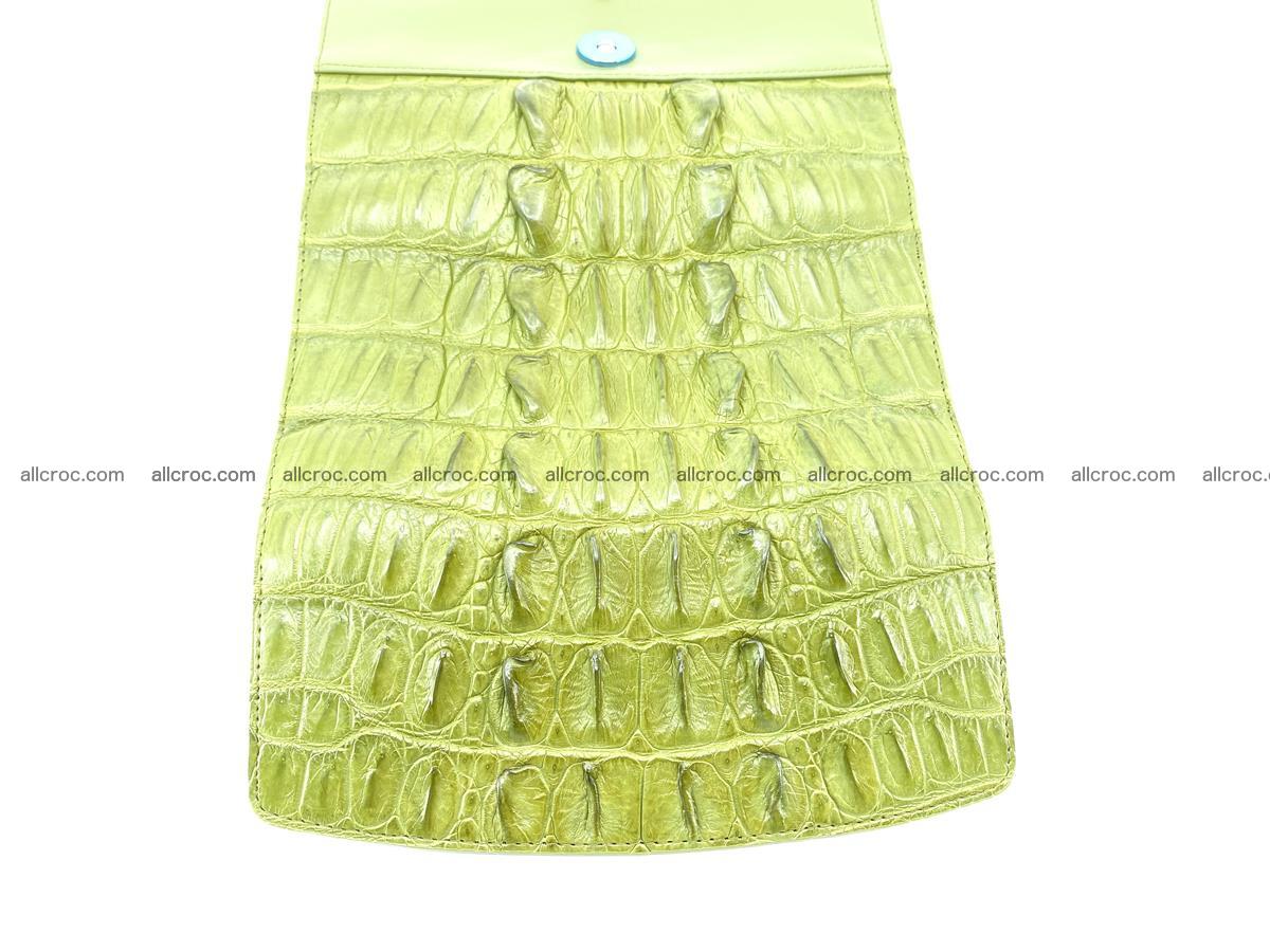 Crocodile leather long wallet trifold 617 Foto 9