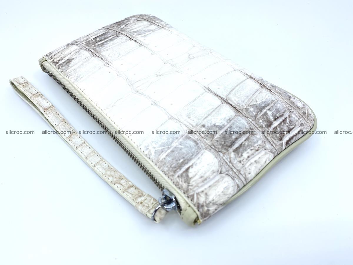 Crocodile skin purse with zip 670 Foto 1