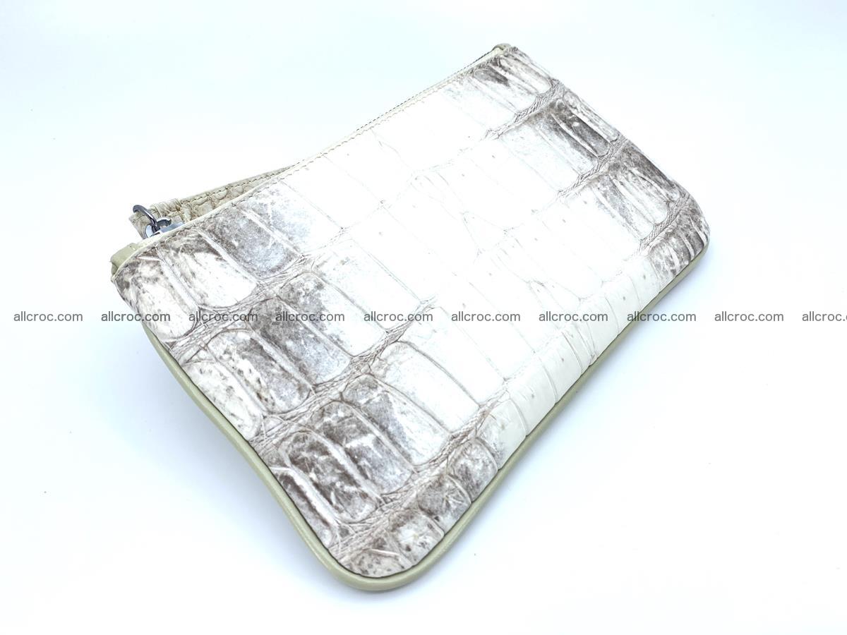 Crocodile skin purse with zip 670 Foto 0