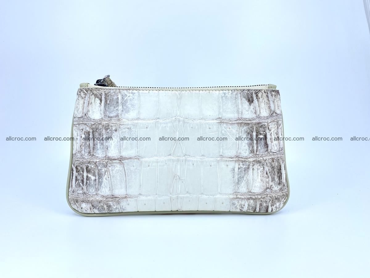 Crocodile skin purse with zip 670 Foto 3