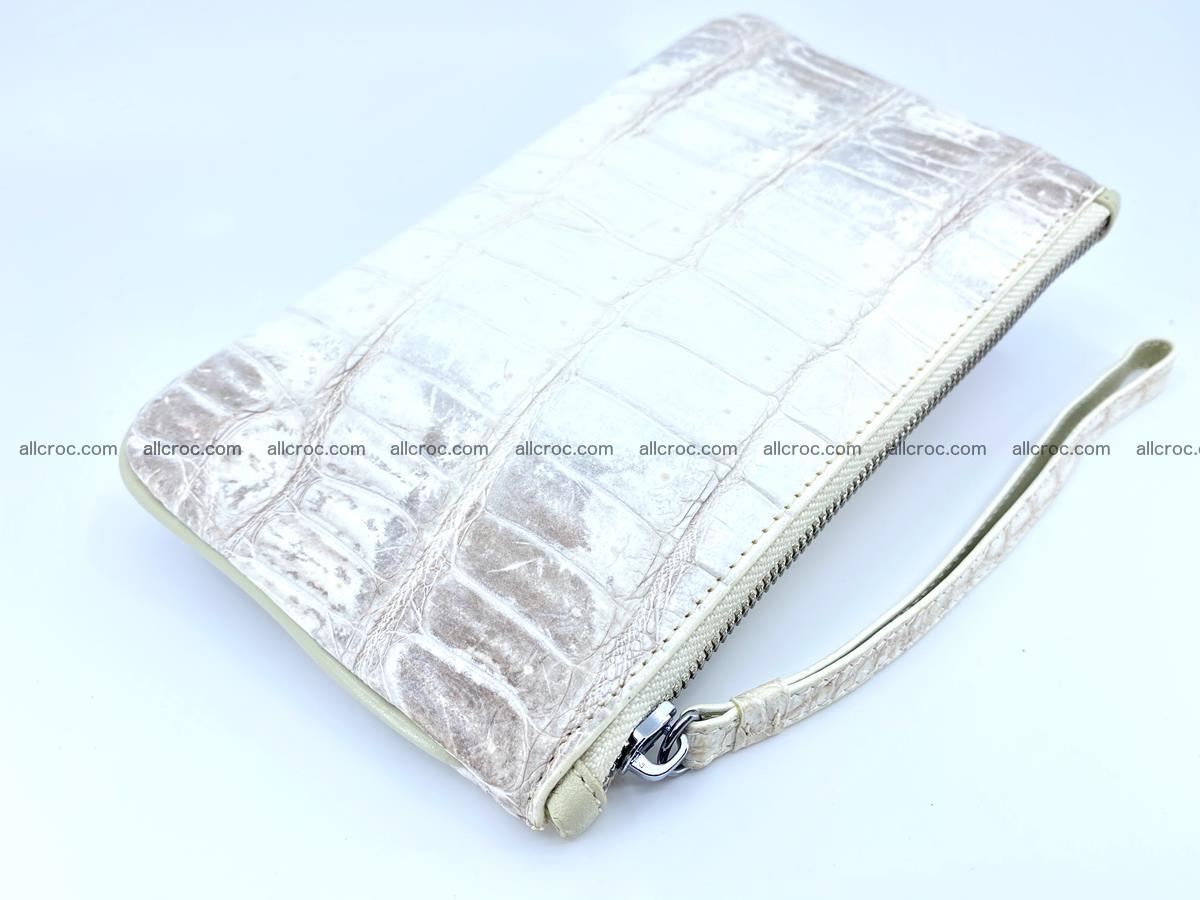 Crocodile skin purse with zip 670 Foto 5