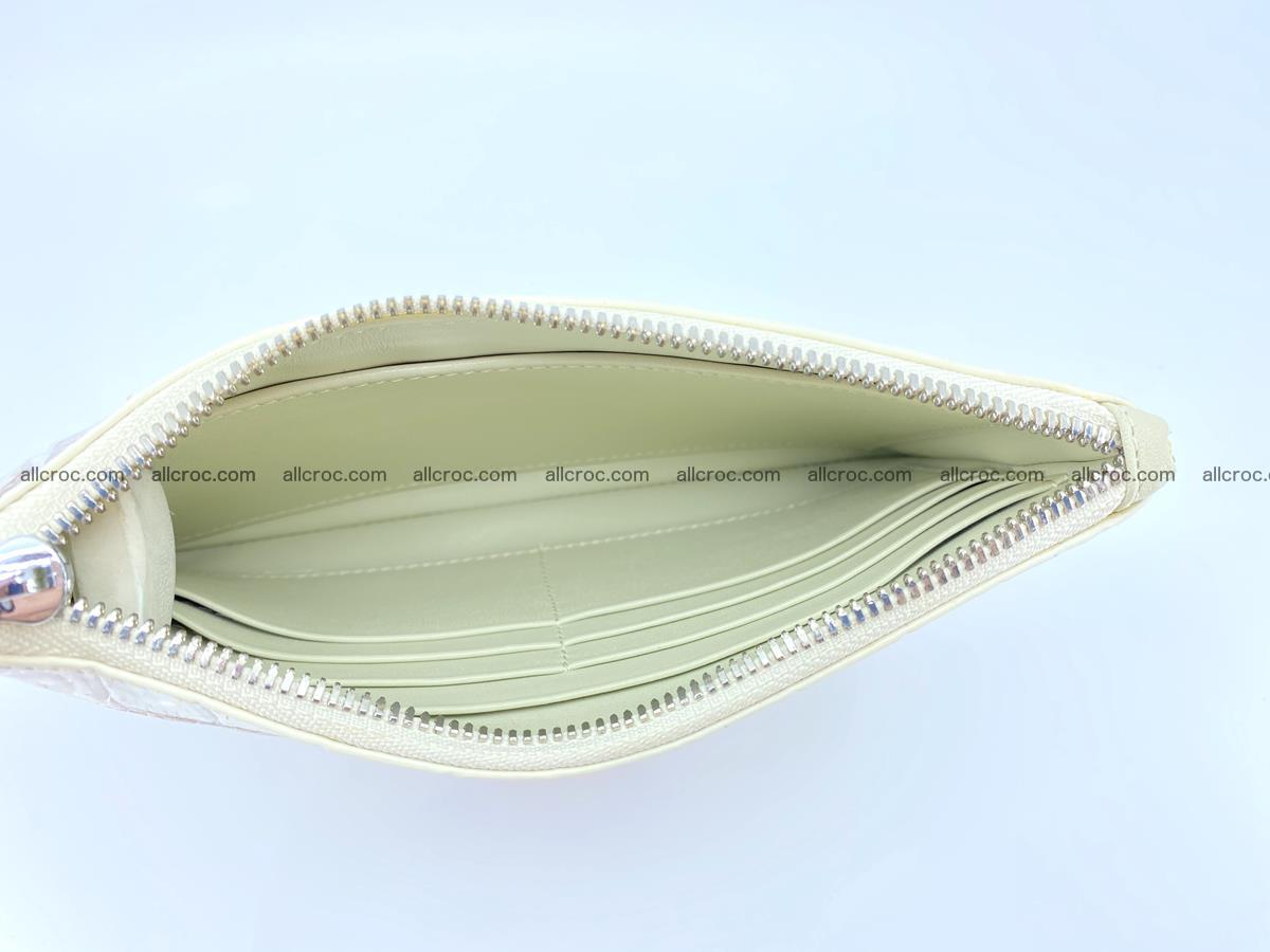 Crocodile skin purse with zip 670 Foto 7