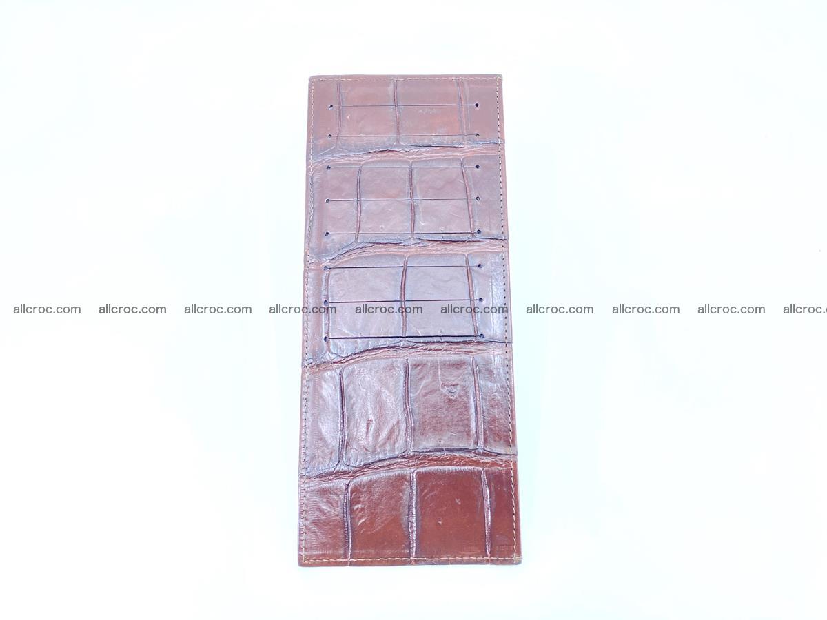 Crocodile leather vertical cards wallet 690 Foto 0