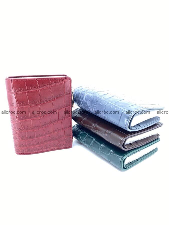 Crocodile leather vertical wallet HK 631 Foto 7