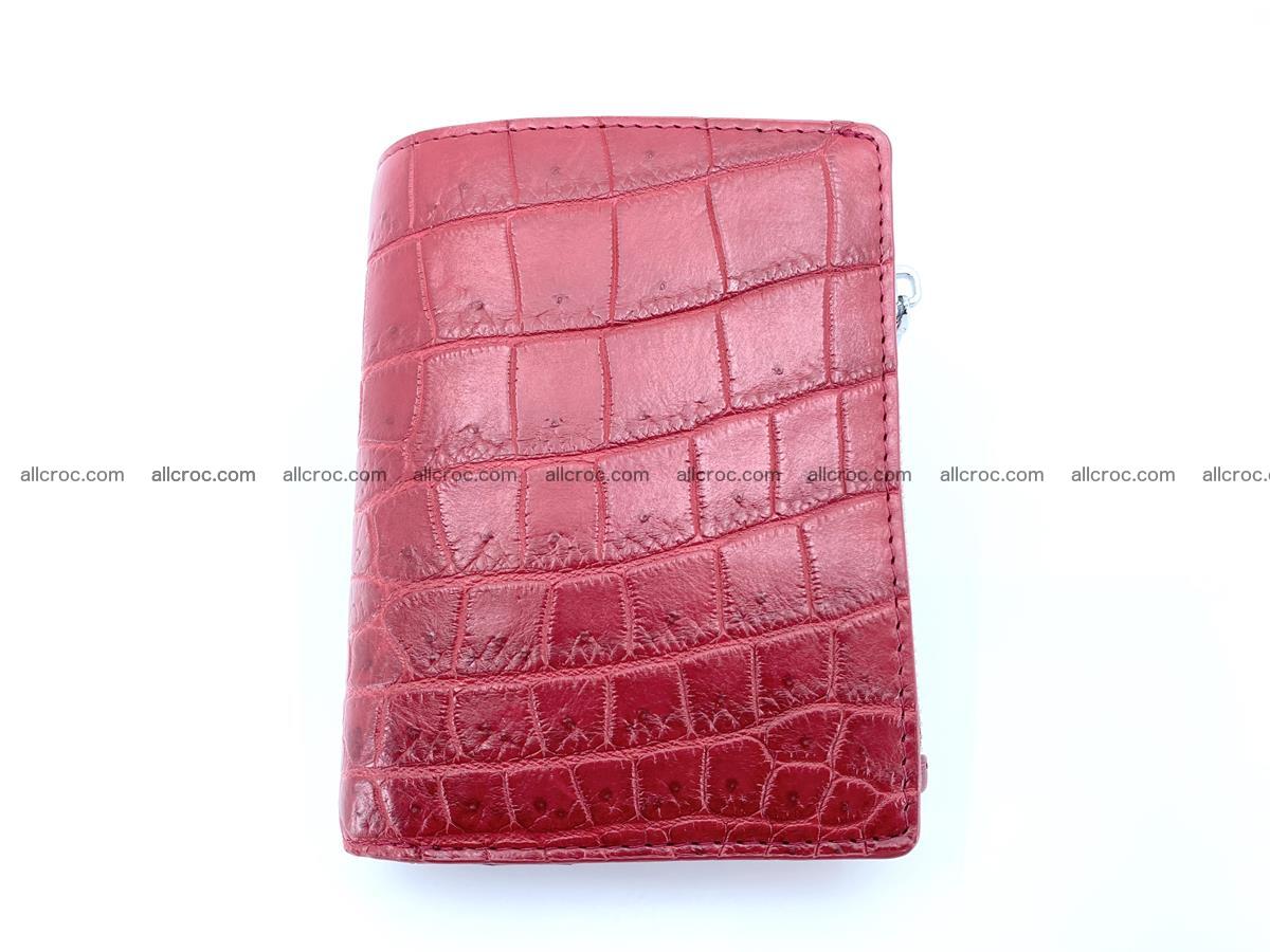 Crocodile leather vertical wallet HK 631 Foto 0