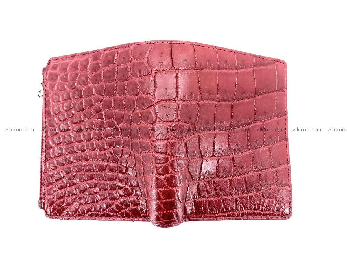 Crocodile leather vertical wallet HK 631 Foto 2