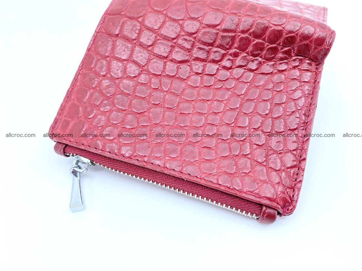 Crocodile leather vertical wallet HK 631 Foto 3