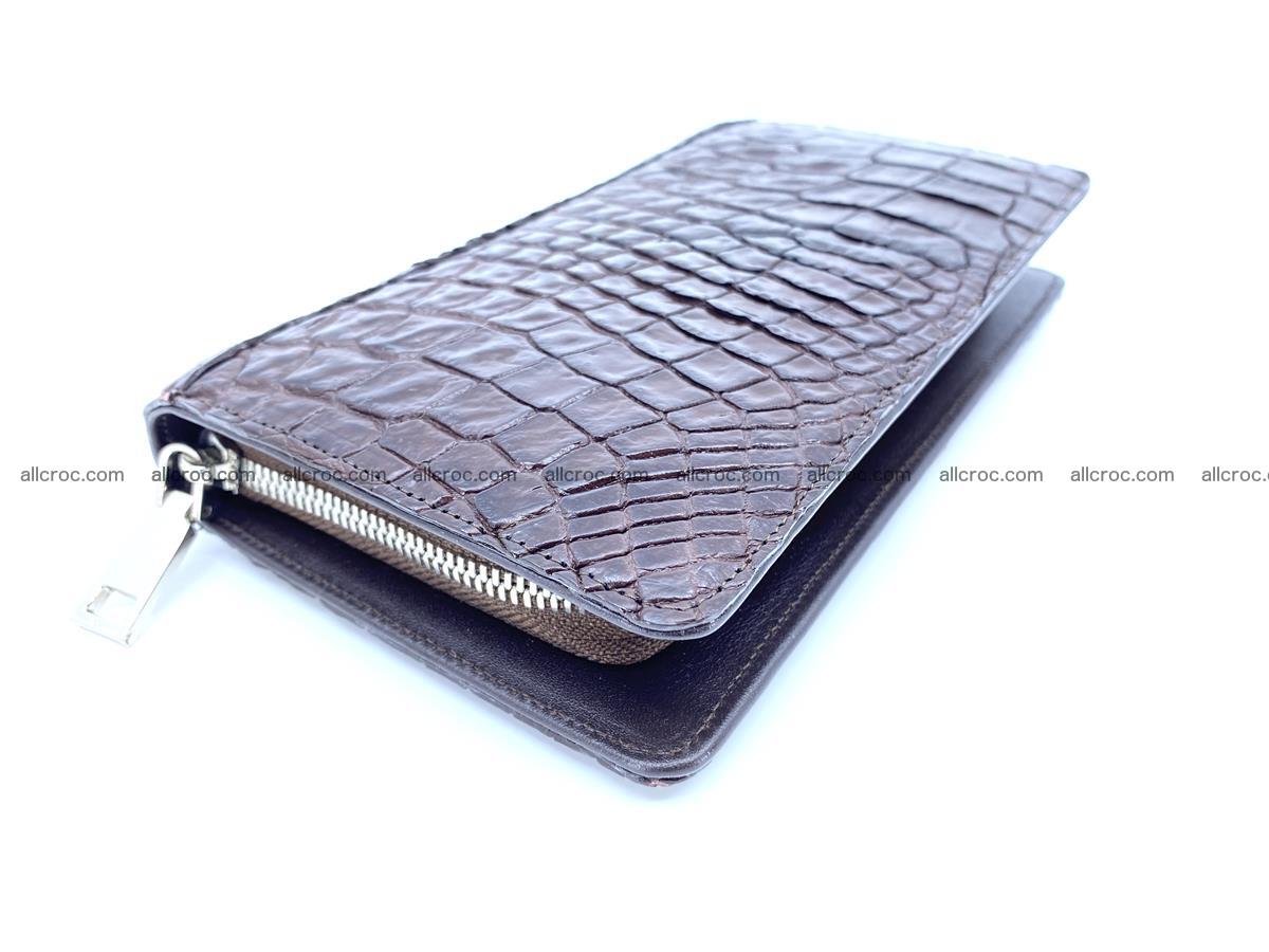 Crocodile skin zip wallet 608 Foto 1